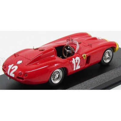 ART MODEL FERRARI 857S SPIDER ch.0584 N 12 3rd CUBA GP 1957 A.DE PORTAGO - RED YELLOW 1/43