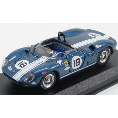 ART MODEL FERRARI 275P COUPE Ch.0812 N 18 BRIDGEHAMPTON 1965 M.ANDRETTI - BLUE MET 1/43