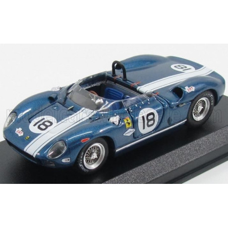 ART MODEL FERRARI 275P COUPE Ch.0812 N 18 BRIDGEHAMPTON 1965 M.ANDRETTI - BLUE MET 1/43
