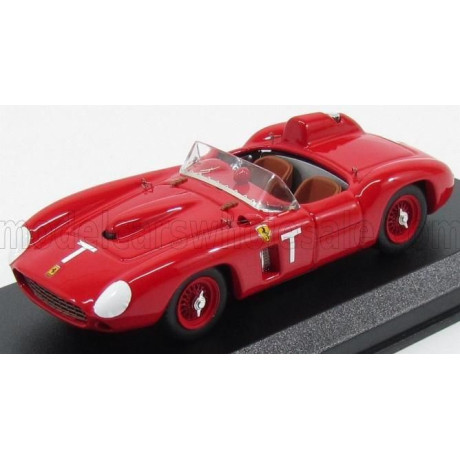 ART MODEL FERRARI 290S SPIDER ch.0646 N T TEST CAR TARGA FLORIO 1958 L.MUSSO - RED 1/43