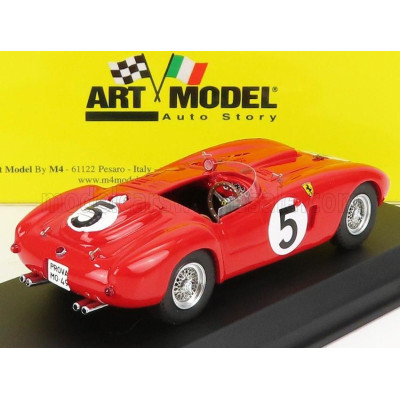 ART MODEL FERRARI 375 PLUS 5.0L V12 SPIDER TEAM SCUDERIA FERRARI N 5 24h LE MANS 1954 LOUIS ROSIER - ROBERT MANZON - RED 1/43
