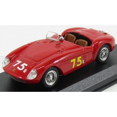 ART MODEL FERRARI 500 MONDIAL SPIDER ch.0438 N 75 WINNER EM SANTA BARBARA S+1.5 1955 B.PRINGLE - RED 1/43