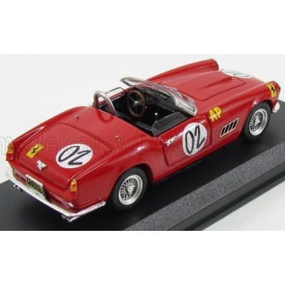 ART MODEL FERRARI 250 SPIDER CALIFORNIA N 2 WINNER 2h RELAY MARLBORO CUP - CHASSIS NO1085 1961 A.WYLIE - RED 1/43