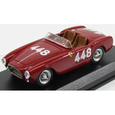 ART MODEL FERRARI 225S SPIDER N 448 GIRO DI SICILIA 1952 CHASSIS N 0154  VITTORIO MARZOTTO - RED 1/43