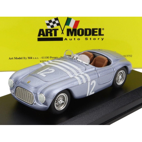 ART MODEL FERRARI 166MM BARCHETTA SPIDER N 12 WINNER G.P. SVEZIA 1952 CHASSIS N 0014 V.STENER - BLUE 1/43