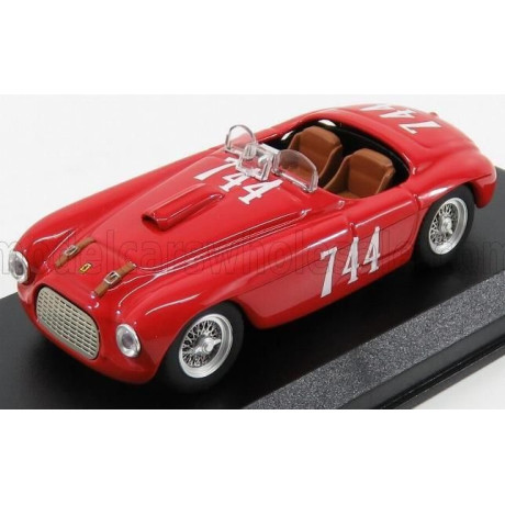 ART MODEL FERRARI 195S BARCHETTA SPIDER ch.0060 N 744 WINNER GIRO DELLA CALABRIA 1950 SERAFINI - SALAMI - RED 1/43