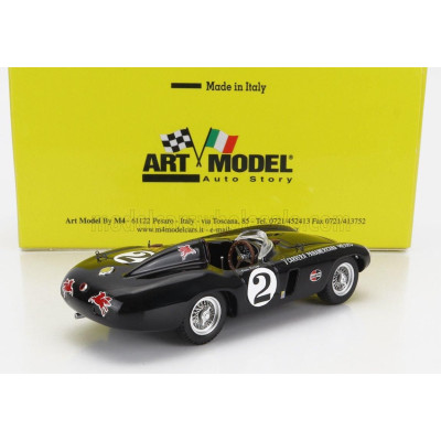 ART MODEL FERRARI 750 MONZA SPIDER 3.0L N 2 RALLY CARRERA PANAMERICANA MEXICO 1954 ALFONSO DE PORTAGO - BLACK 1/43