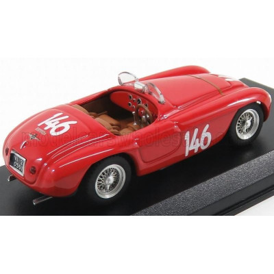 ART MODEL FERRARI 166MM BARCHETTA ABARTH SPIDER N 146 WINNER COPPA D'ORO 1950 G.MARZOTTO - RED 1/43