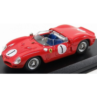 ART MODEL FERRARI 246 SP N 1 2nd 3h DAYTONA 1962 HILL - RODRIGUEZ - RED 1/43