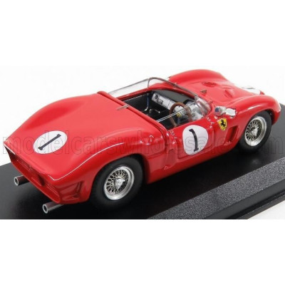 ART MODEL FERRARI 246 SP N 1 2nd 3h DAYTONA 1962 HILL - RODRIGUEZ - RED 1/43