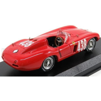 ART MODEL FERRARI 118LM SPIDER ch. 0484 N 438 WINNER GIRO DI SICILIA 1955 P.TARUFFI - RED 1/43