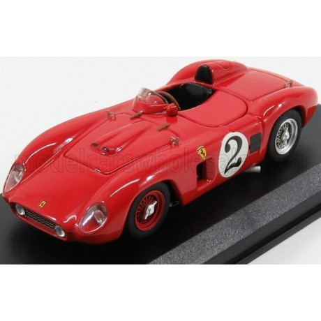 ART MODEL FERRARI 500 TR SPIDER N 2 ch.0624 2nd NASSAU TROPHY RACE 1956 MASTEN - GREGORY - RED 1/43