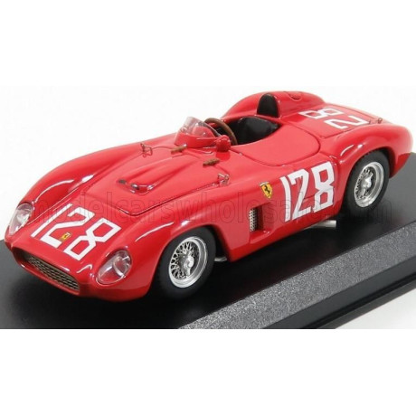 ART MODEL FERRARI 500 TR N 128 ch.0614 WINNER TYDDYN ROAD RACES 1956 CARROLL SHELBY - RED 1/43