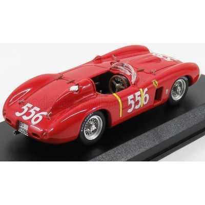 ART MODEL FERRARI 860 MONZA SPIDER ch.0602 N 556 MILLE MIGLIA 1956 L.MUSSO - RED WHITE 1/43