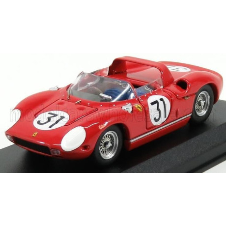 ART MODEL FERRARI 250P SPIDER ch.0812 N 31 2nd 12h SEBRING 1963 MAIRESSE - VACCARELLA - BANDINI - RED 1/43