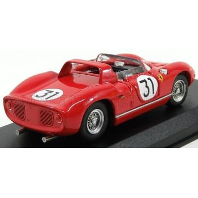 ART MODEL FERRARI 250P SPIDER ch.0812 N 31 2nd 12h SEBRING 1963 MAIRESSE - VACCARELLA - BANDINI - RED 1/43