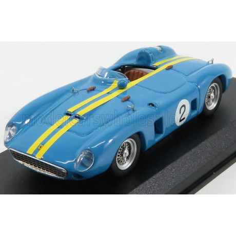 ART MODEL FERRARI 860 MONZA SPIDER ch.0602 N 2 2nd VENEZUELA - CARACAS GP 1956 J.M.FANGIO - BLUE 1/43