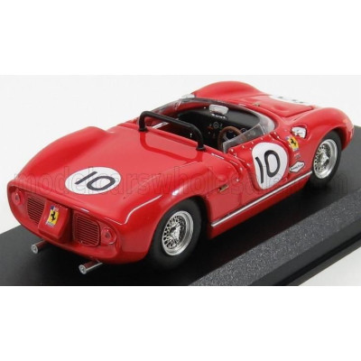 ART MODEL FERRARI 250P NASSAU ch.0810 N 10 2nd GOVERNATOR'S TROPHY 1963 PEDRO RODRIGUEZ - RED 1/43