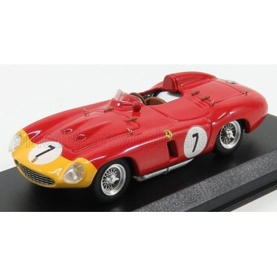 ART MODEL FERRARI 857S ch.0578 N 7 5th 1000km PARIS-MONTHLERY 1956 DE PORDAGO - HILL - RED 1/43