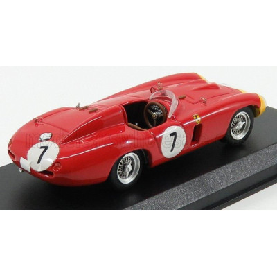 ART MODEL FERRARI 857S ch.0578 N 7 5th 1000km PARIS-MONTHLERY 1956 DE PORDAGO - HILL - RED 1/43
