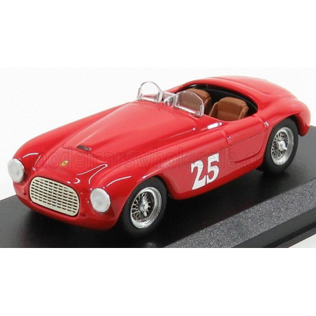 ART MODEL FERRARI 166 TOURING BARCHETTA N 25 WINNER PALM SPRINGS 1951 M.LEWIS - RED 1/43