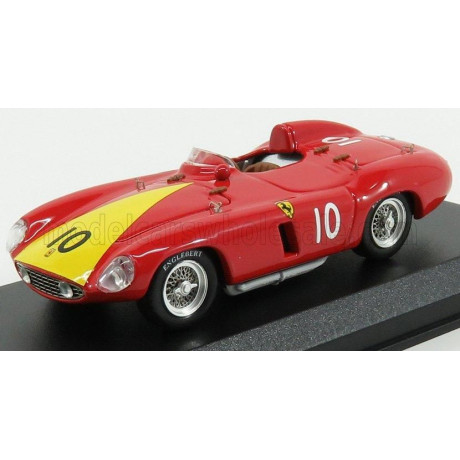 ART MODEL FERRARI 750 MONZA SPIDER N 10 VENEZUELA GP 1955 A.DE PORTAGO - RED YELLOW 1/43