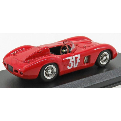 ART MODEL FERRARI 500TR SPIDER ch.0610 N 317 GIRO DI SICILIA 1956 G.STARRABBA - RED YELLOW 1/43