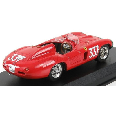 ART MODEL FERRARI 857S ch.0584 N337 WINNER GIRO DI SICILIA 1956 P.COLLINS - KLEMENTASKY - RED BLACK 1/43