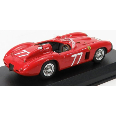 ART MODEL FERRARI 860 MONZA SPIDER ch.0628 N 77 COPPA D'ORO DELLE DOLOMITI 1956 GENDEBIEN - WASHER - RED GREEN 1/43