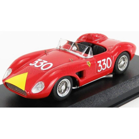 ART MODEL FERRARI 550TRC SPIDER ch.0678 N 330 GIRO DI SICILIA 1957 G.STARRABBA - RED 1/43