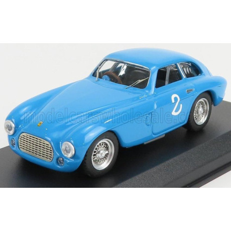 ART MODEL FERRARI 166MM BERLINETTA ch.0042 N 2 4th CIRCUITO DO PORTO 1950 Y.SIMON - BLUE 1/43