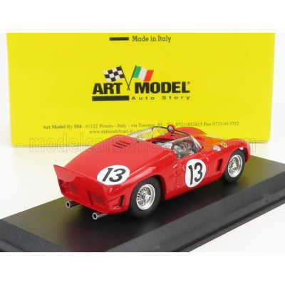 ART MODEL FERRARI 246SP DINO SPIDER 2.4L V6 N 13 TEST CIRCUITO DI MODENA  BEFORE 24h LE MANS 1961 R.GINTHER - RED 1/43