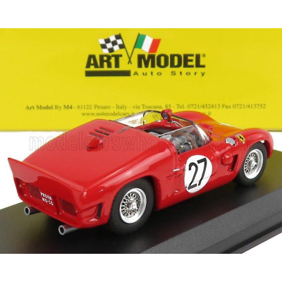 ART MODEL FERRARI DINO 246 SP ch.0790 N 27 12h SEBRING 1961 R.GINTHER - W.VON TRIPS - RED 1/43