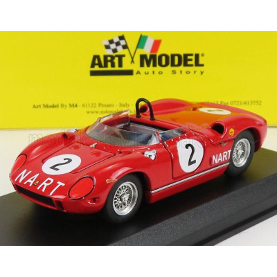 ART MODEL FERRARI 275P NART ch.0812 SPIDER N 2 CANADA GP 1964 W.HANSGEN - RED 1/43