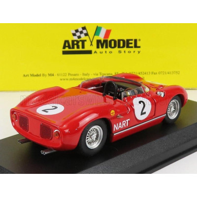 ART MODEL FERRARI 275P NART ch.0812 SPIDER N 2 CANADA GP 1964 W.HANSGEN - RED 1/43