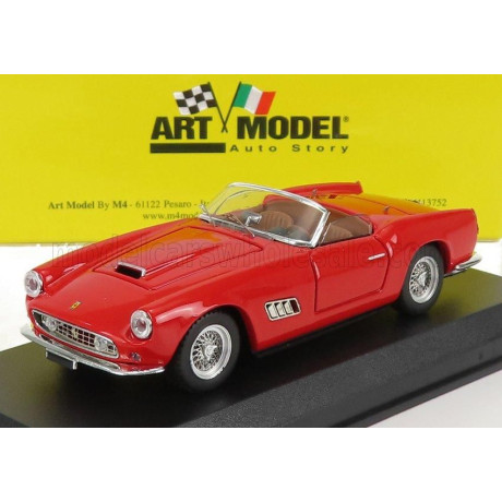 ART MODEL FERRARI 250 LWB CALIFORNIA SHORT NOSE SPIDER OPEN 1958 - RED 1/43