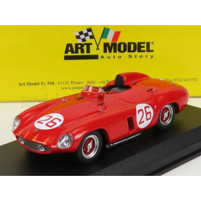 ART MODEL FERRARI 750 MONZA SPIDER 3.0L ch.0496M N 26 12h SEBRING 1955 A.DE PORTAGO - U.MAGLIOLI - RED 1/43