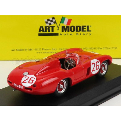 ART MODEL FERRARI 750 MONZA SPIDER 3.0L ch.0496M N 26 12h SEBRING 1955 A.DE PORTAGO - U.MAGLIOLI - RED 1/43