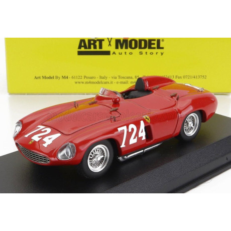 ART MODEL FERRARI 750 MONZA SPIDER N 724 MILLE MIGLIA 1955 SERGIO SIGHINOLFI - RED 1/43