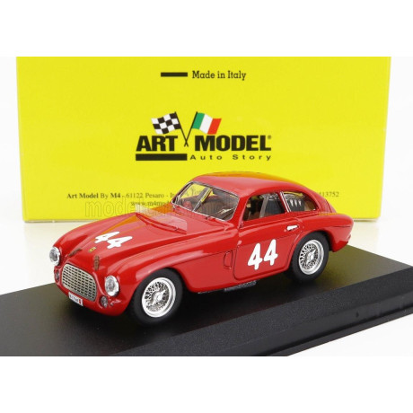 ART MODEL FERRARI 166MM COUPE N 44 RALLY TRIESTE - OPICINA HILLCLIMB 1953 A.ALLAZETTA - RED 1/43