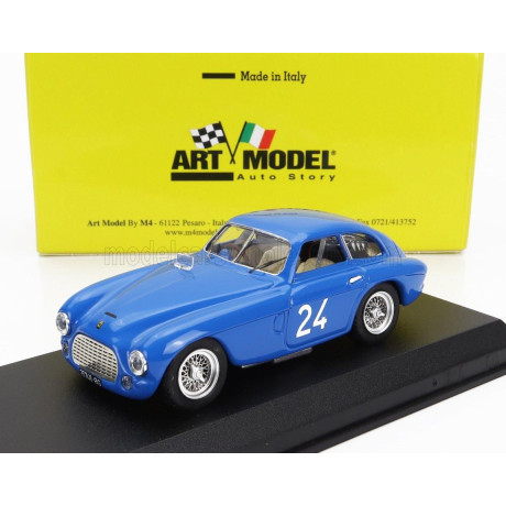 ART MODEL FERRARI 195S 2.3L V12 TOURING BERLINETTA N 24 WINNER COPPA INTER-EUROPA MONZA 1953 GIULIO MUSITELLI - BLUE 1/43