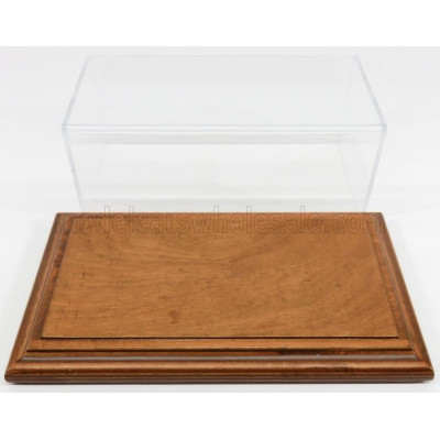 ATLANTIC VETRINA DISPLAY BOX MOLSHEIM BASE IN LEGNO - WOOD MAHONAGY BASE - Lungh.LENGHT cm 23 X Largh.WIDTH cm 12 X Alt.HEIGHT c