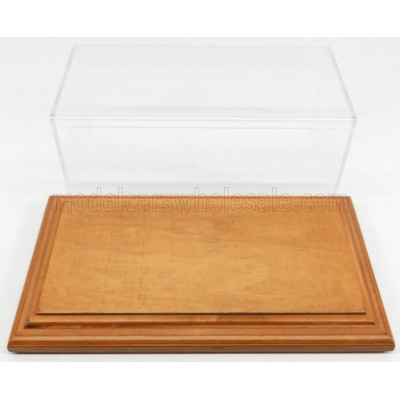 ATLANTIC VETRINA DISPLAY BOX AICHI BASE IN LEGNO - WOOD LINDEN BASE - Lungh.LENGHT cm 23 X Largh.WIDTH cm 12 X Alt.HEIGHT cm 8.5