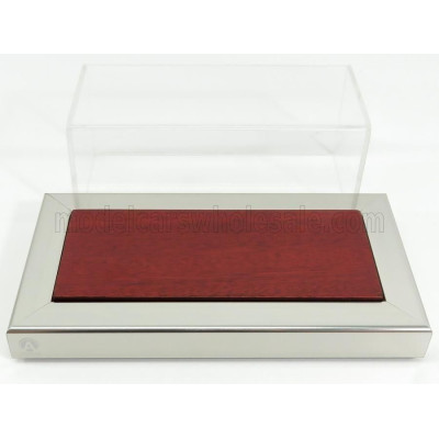 ATLANTIC VETRINA DISPLAY BOX GOODWOOD MAHOGANY BASE IN LEGNO - BASE WOOD - Lungh.LENGHT cm 17 X Largh.WIDTH cm 8 X Alt.HEIGHT cm