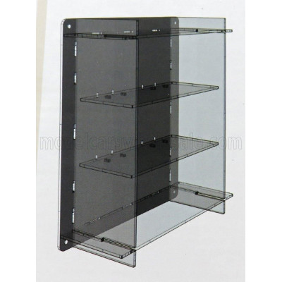 ATLANTIC VETRINA DISPLAY BOX ESPOSITORE - FOR 3 CARS 1/18 Lungh.LENGHT cm 36.8 X Largh.WIDTH cm 12.5 X Alt.HEIGHT cm 44.9 (altez