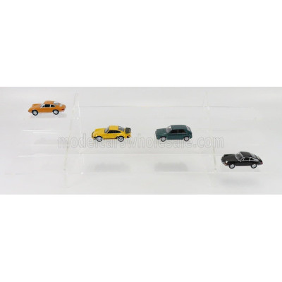 ATLANTIC VETRINA DISPLAY BOX ESPOSITORE - FOR 20 CARS 1/43 Lungh.LENGHT cm 63.0 X Largh.WIDTH cm 21.0 X Alt.HEIGHT cm 17.5 (alte