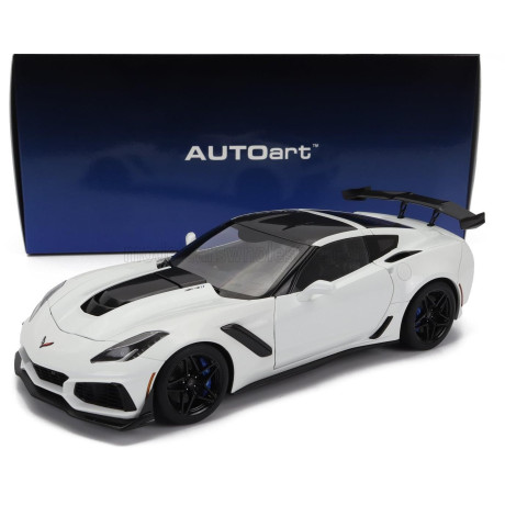 AUTOART CHEVROLET CORVETTE C7 ZR1 2017 - ARCTIC WHITE 1/18