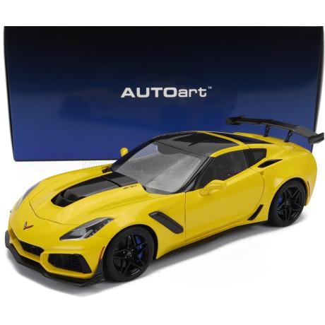 AUTOART CHEVROLET CORVETTE C7 ZR1 2017 - RACING YELLOW 1/18