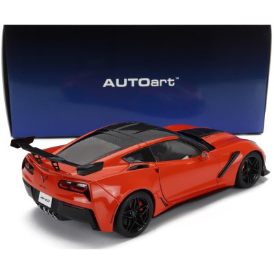 AUTOART CHEVROLET CORVETTE C7 ZR1 2017 - ORANGE 1/18