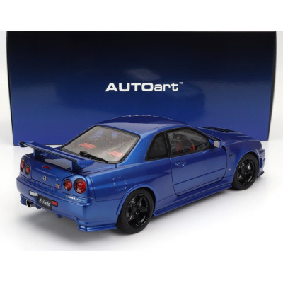 AUTOART NISSAN SKYLINE GT-R (R34) Z-TUNE 2002 - BAYSIDE BLUE 1/18